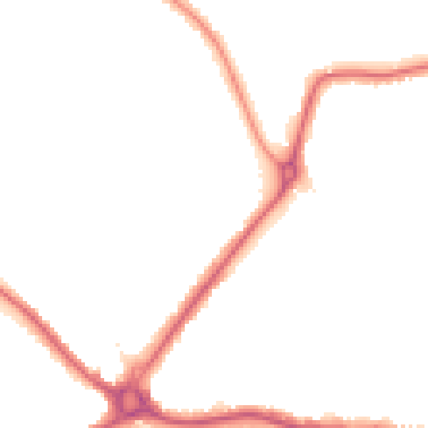 Night-time road noise heatmap for N11 1BY