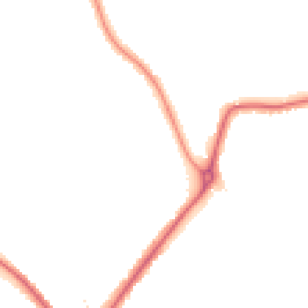 Night-time road noise heatmap for N11 1DJ