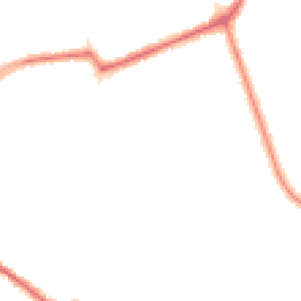 Night-time road noise heatmap for N11 1DW