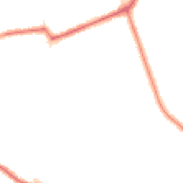 Night-time road noise heatmap for N11 1DY