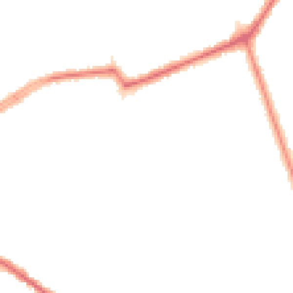 Night-time road noise heatmap for N11 1EW