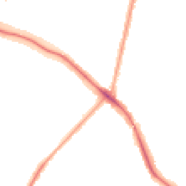 Night-time road noise heatmap for N11 2EG
