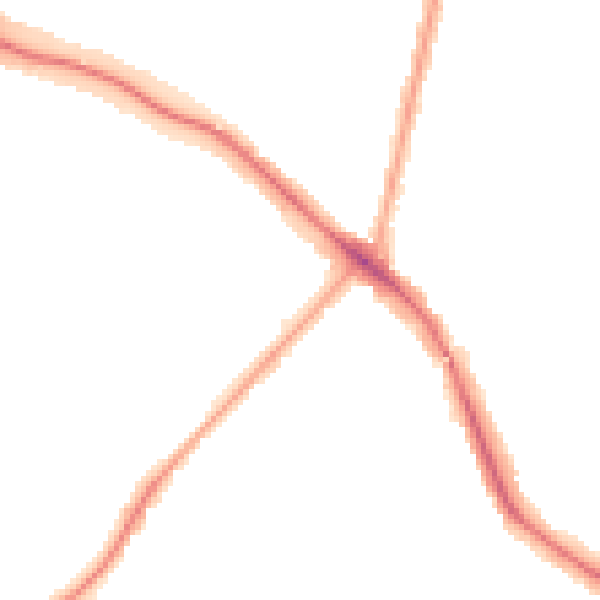 Night-time road noise heatmap for N11 2EH