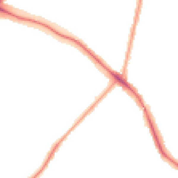 Night-time road noise heatmap for N11 2PA