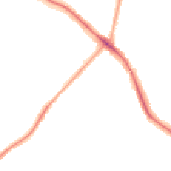 Night-time road noise heatmap for N11 2QD