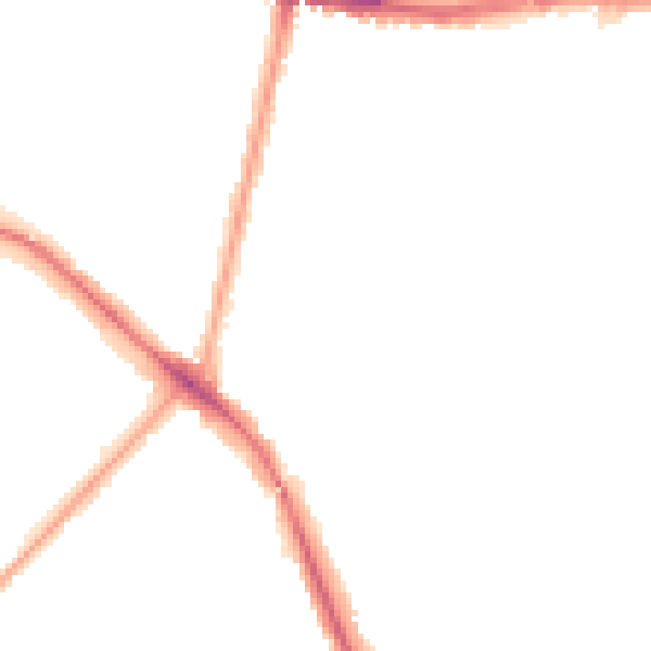 Night-time road noise heatmap for N11 2QR