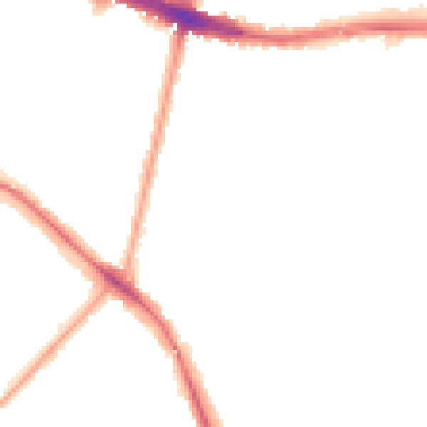 Night-time road noise heatmap for N11 2QS