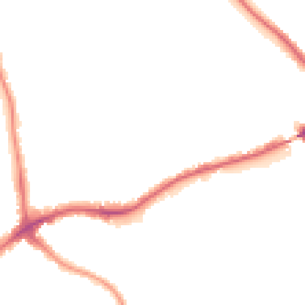 Night-time road noise heatmap for N11 3HU