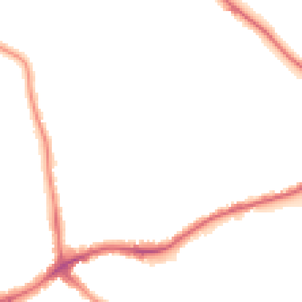 Night-time road noise heatmap for N11 3LB