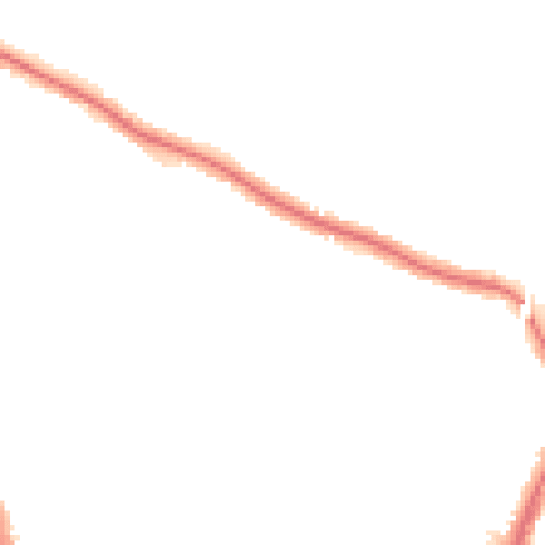 Night-time road noise heatmap for N13 4AT