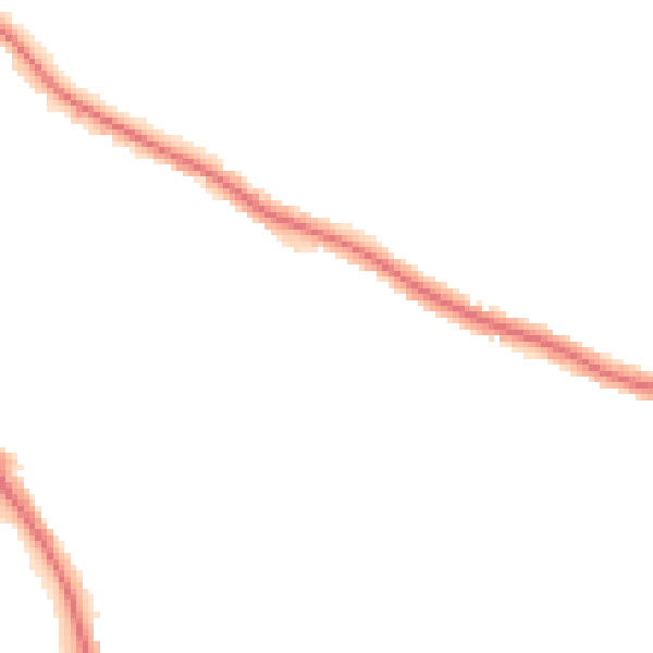 Night-time road noise heatmap for N13 4BA