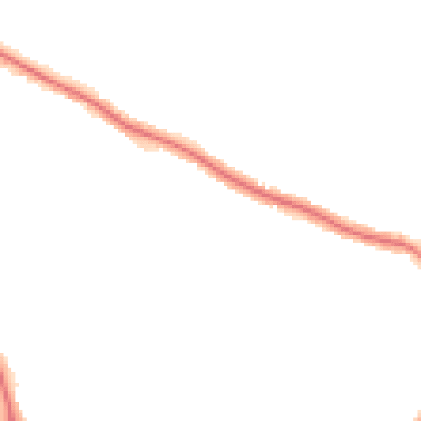 Night-time road noise heatmap for N13 4BJ