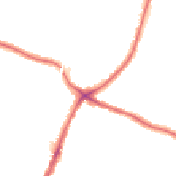 Night-time road noise heatmap for N13 4DD
