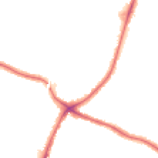 Night-time road noise heatmap for N13 4DT