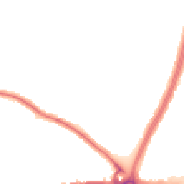 Night-time road noise heatmap for N13 5NP