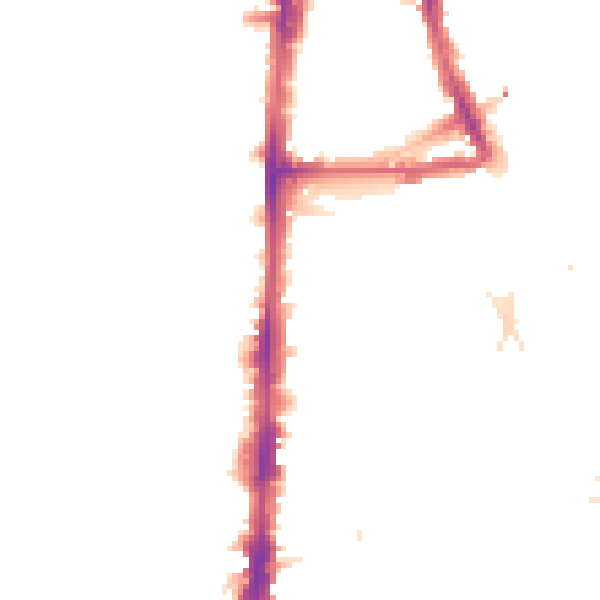 Night-time road noise heatmap for N16 7SU