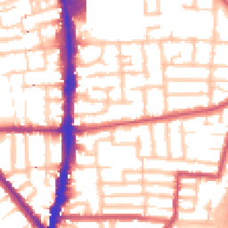 Daytime road noise heatmap for N17 0AT