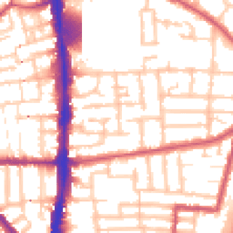 Daytime road noise heatmap for N17 0BD