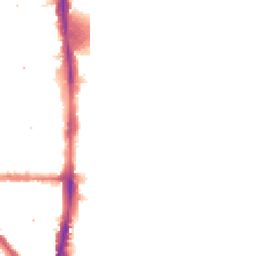 Night-time road noise heatmap for N17 0BD