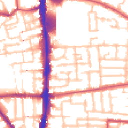Daytime road noise heatmap for N17 0BE