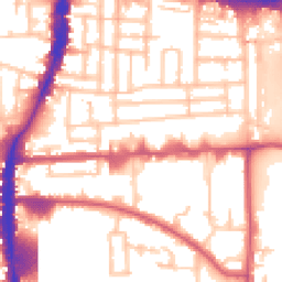 Daytime road noise heatmap for N17 0DX