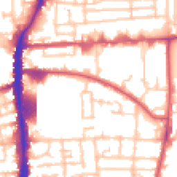 Daytime road noise heatmap for N17 0FN