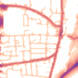 Daytime road noise heatmap for N17 0JL