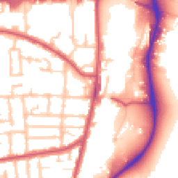 Daytime road noise heatmap for N17 0LB