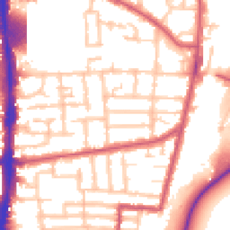 Daytime road noise heatmap for N17 0NH