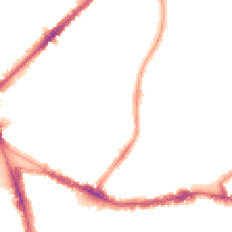 Night-time road noise heatmap for N17 6AX