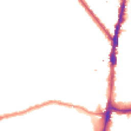 Night-time road noise heatmap for N17 6YD