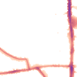 Night-time road noise heatmap for N17 8AU