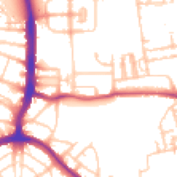 Daytime road noise heatmap for N17 8JR