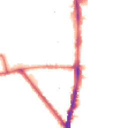 Night-time road noise heatmap for N17 8NA