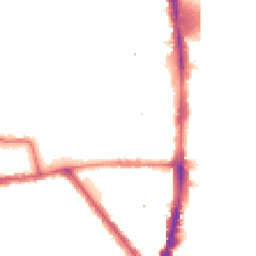 Night-time road noise heatmap for N17 8NH