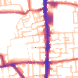 Daytime road noise heatmap for N17 8NR