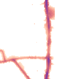 Night-time road noise heatmap for N17 8NT