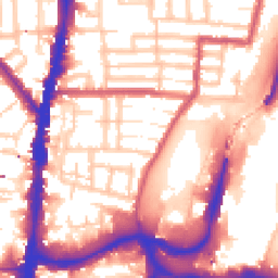 Daytime road noise heatmap for N17 9BH
