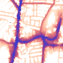 Daytime road noise heatmap for N17 9EF