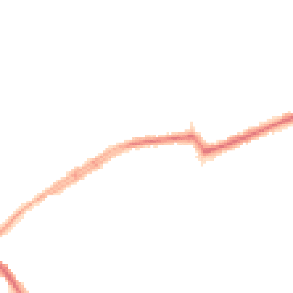 Night-time road noise heatmap for N20 0AS