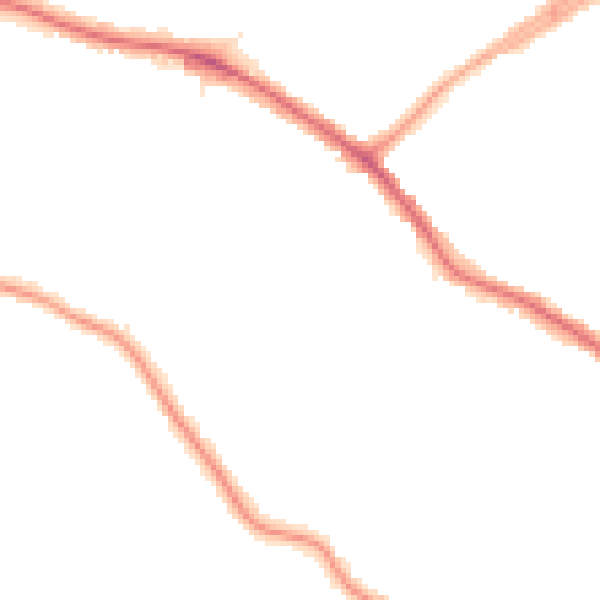 Night-time road noise heatmap for N20 0JR