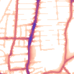 Daytime road noise heatmap for N22 5AA