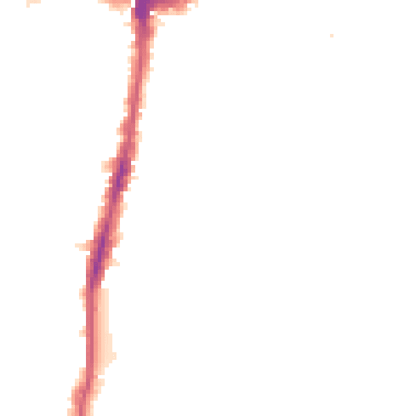 Night-time road noise heatmap for N22 5AN