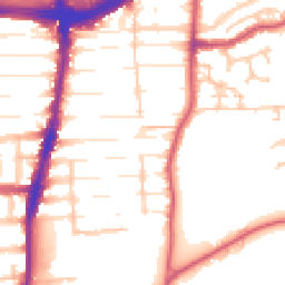 Daytime road noise heatmap for N22 5AU