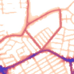 Daytime road noise heatmap for N22 5BU