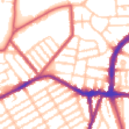 Daytime road noise heatmap for N22 5EA