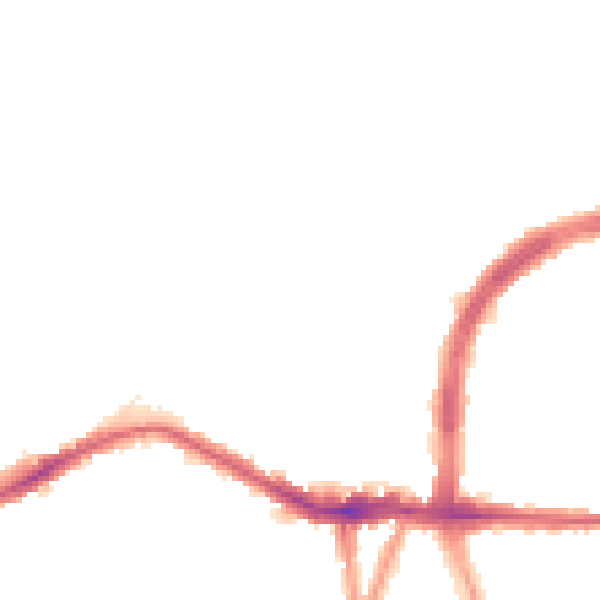 Night-time road noise heatmap for N22 5EE