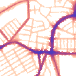 Daytime road noise heatmap for N22 5EX