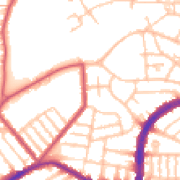 Daytime road noise heatmap for N22 5QX