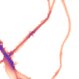 Night-time road noise heatmap for N22 6AS